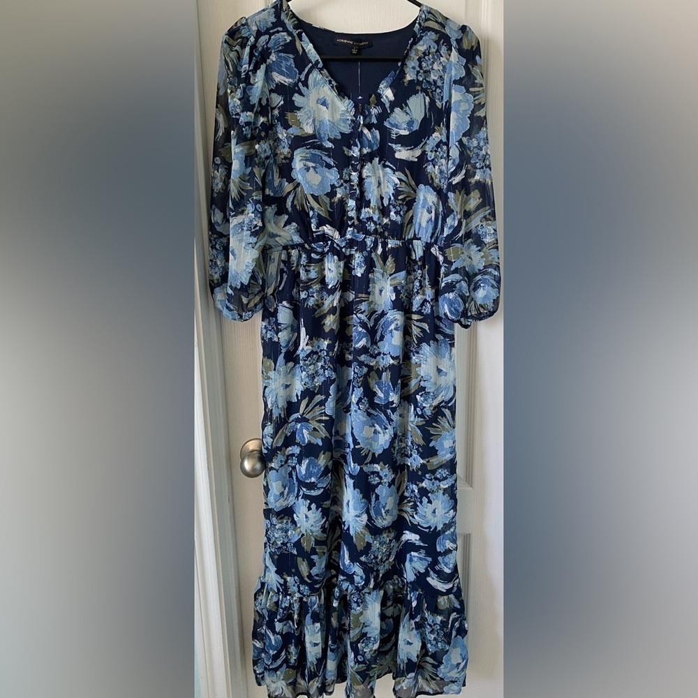 Adrienne Vittadini women’s blue dress